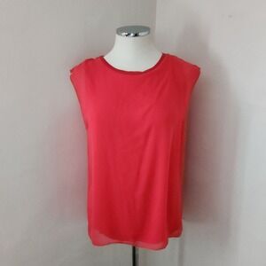 T Tahari‎ Hot PInk Blouse Women's Size Small